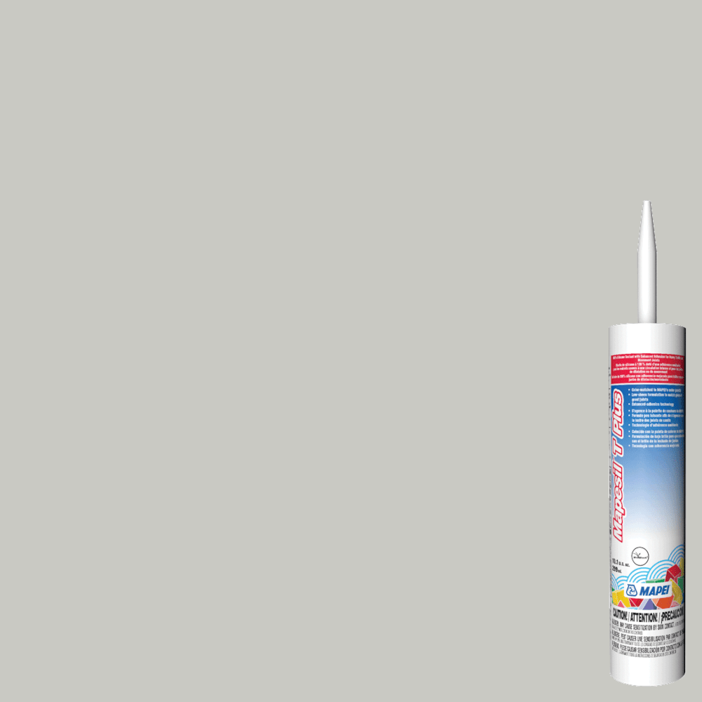 Mapei - Mapesil T Plus - Scellant silicone - 5093 Gris Chaud 299 ml - Ceramed