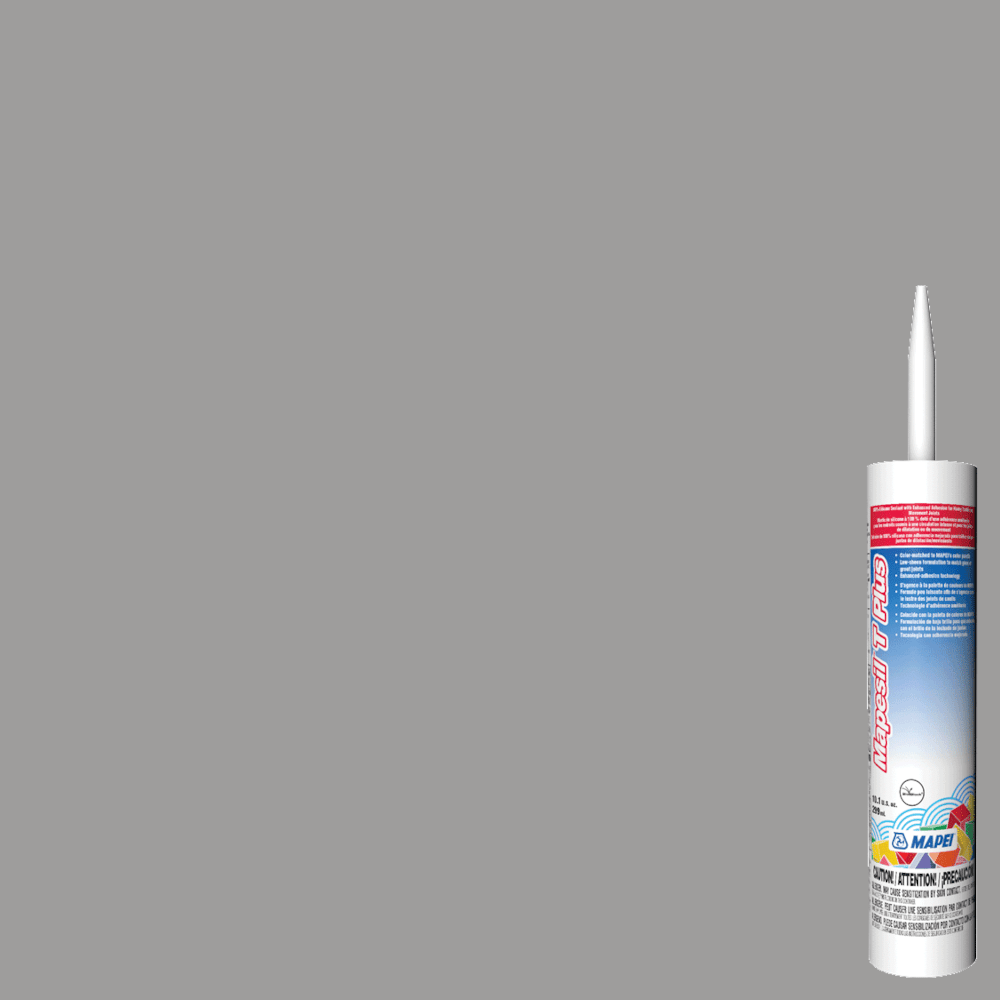 Mapei - Mapesil T Plus - Scellant silicone - 5104 Loup Gris 299 ml - Ceramed