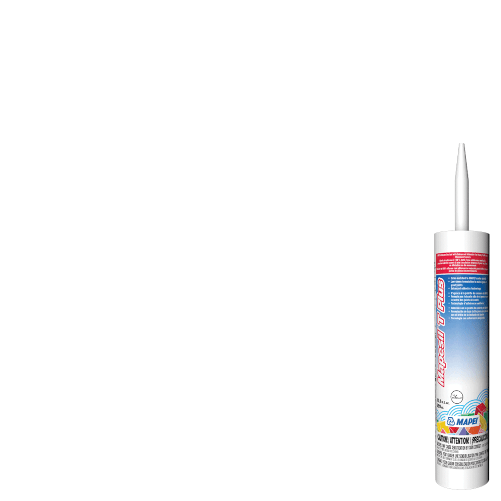 Mapei - Mapesil T Plus - Scellant silicone - 5117 Blanc Pur 299 ml - Ceramed