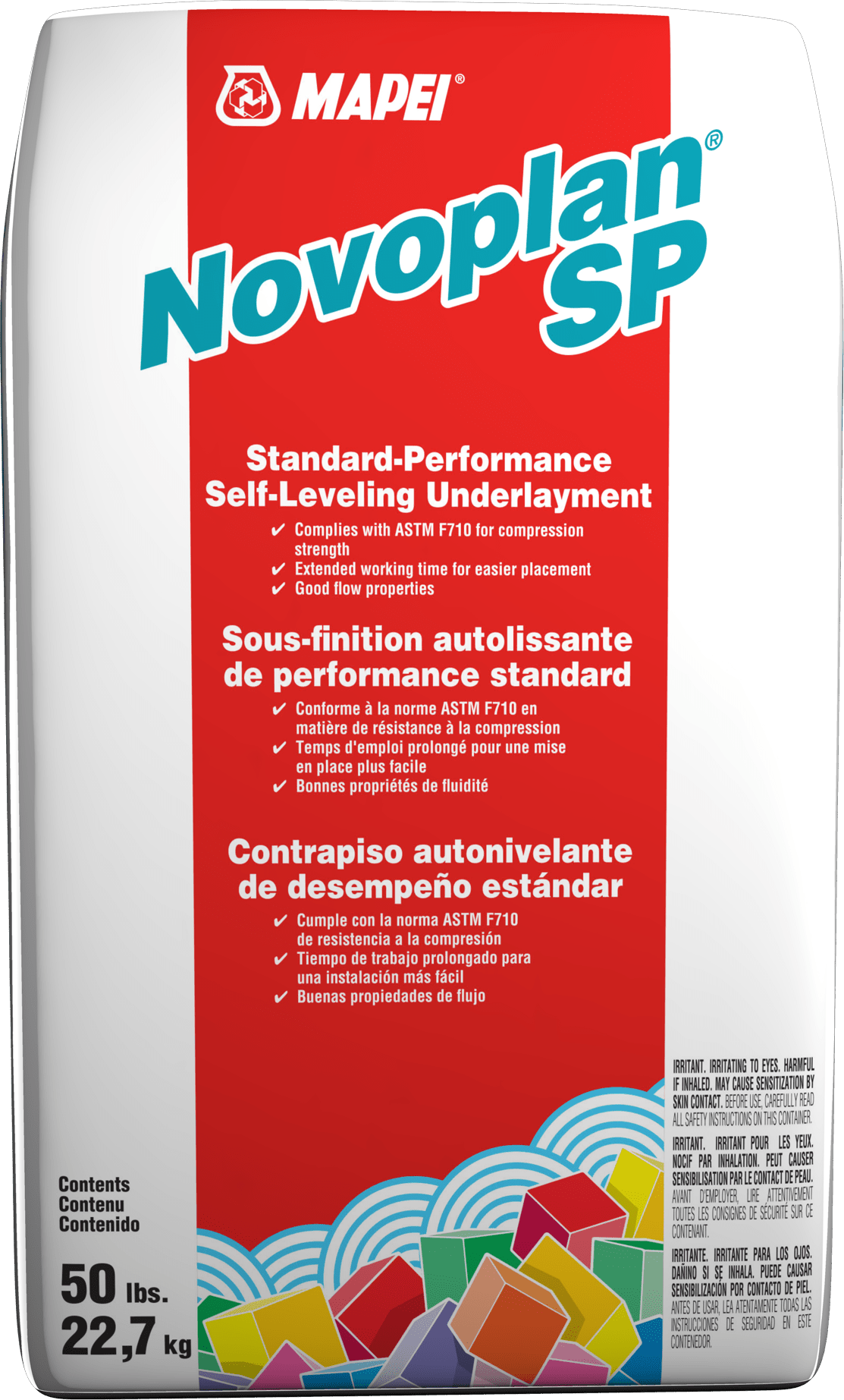 Mapei - Novoplan SP Sous-finition autolissante - 50 lb