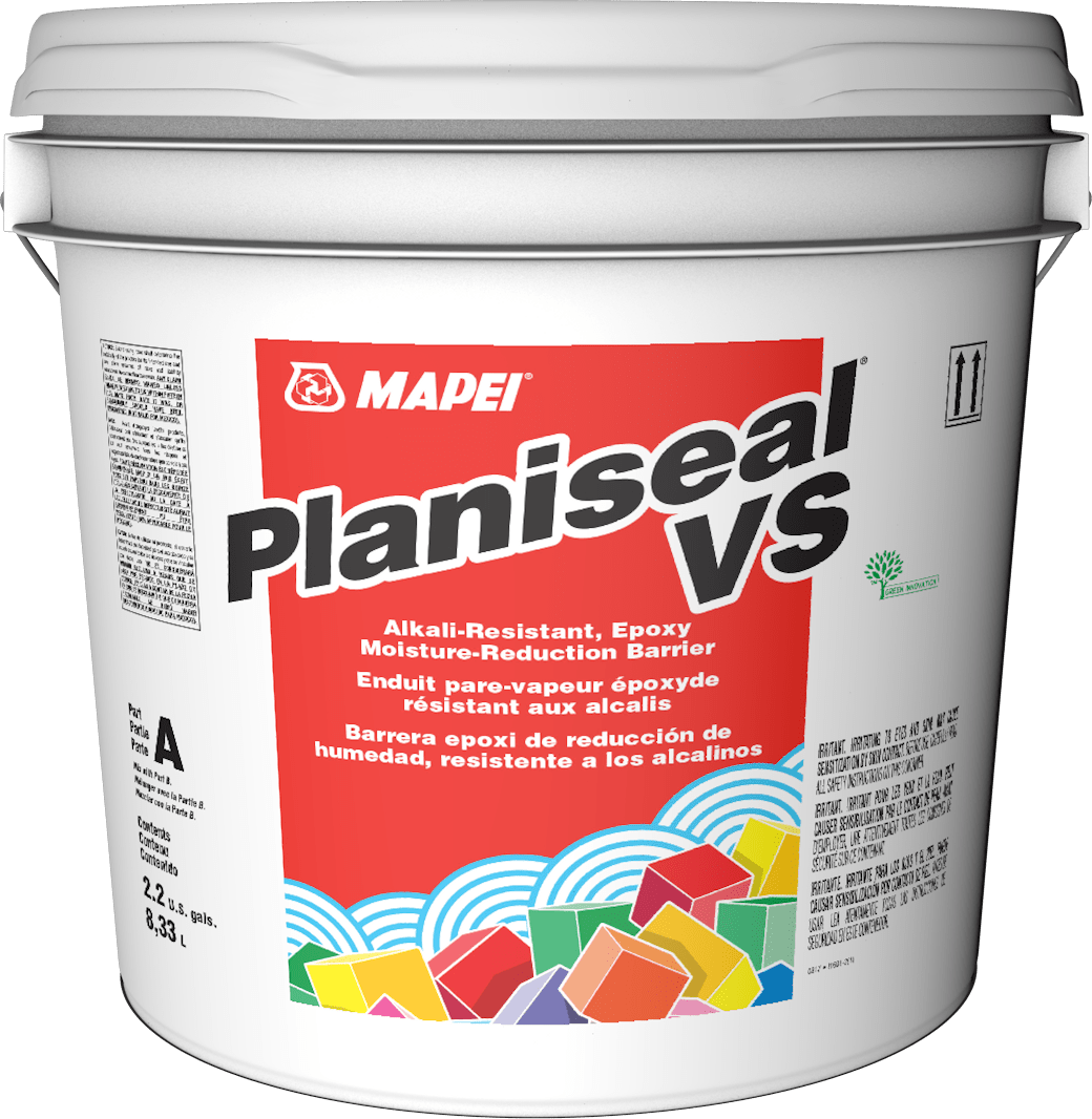 Mapei - Barrière de réduction de l'humidité Planiseal VS époxy résistant aux alcalis partie A seau 8.33 L