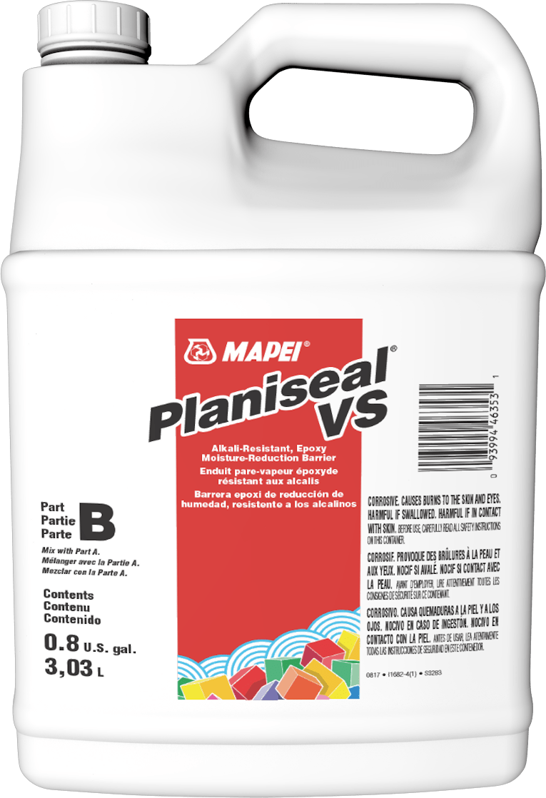 Mapei - Barrière de réduction de l'humidité Planiseal VS époxy résistant aux alcalis partie B bidon 3.03 L