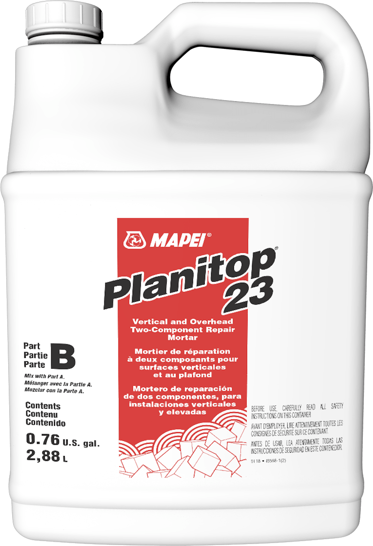 Mapei - Planitop 23 Mortier de réparation pour surfaces verticales et plafonds Partie B - 2.88 L