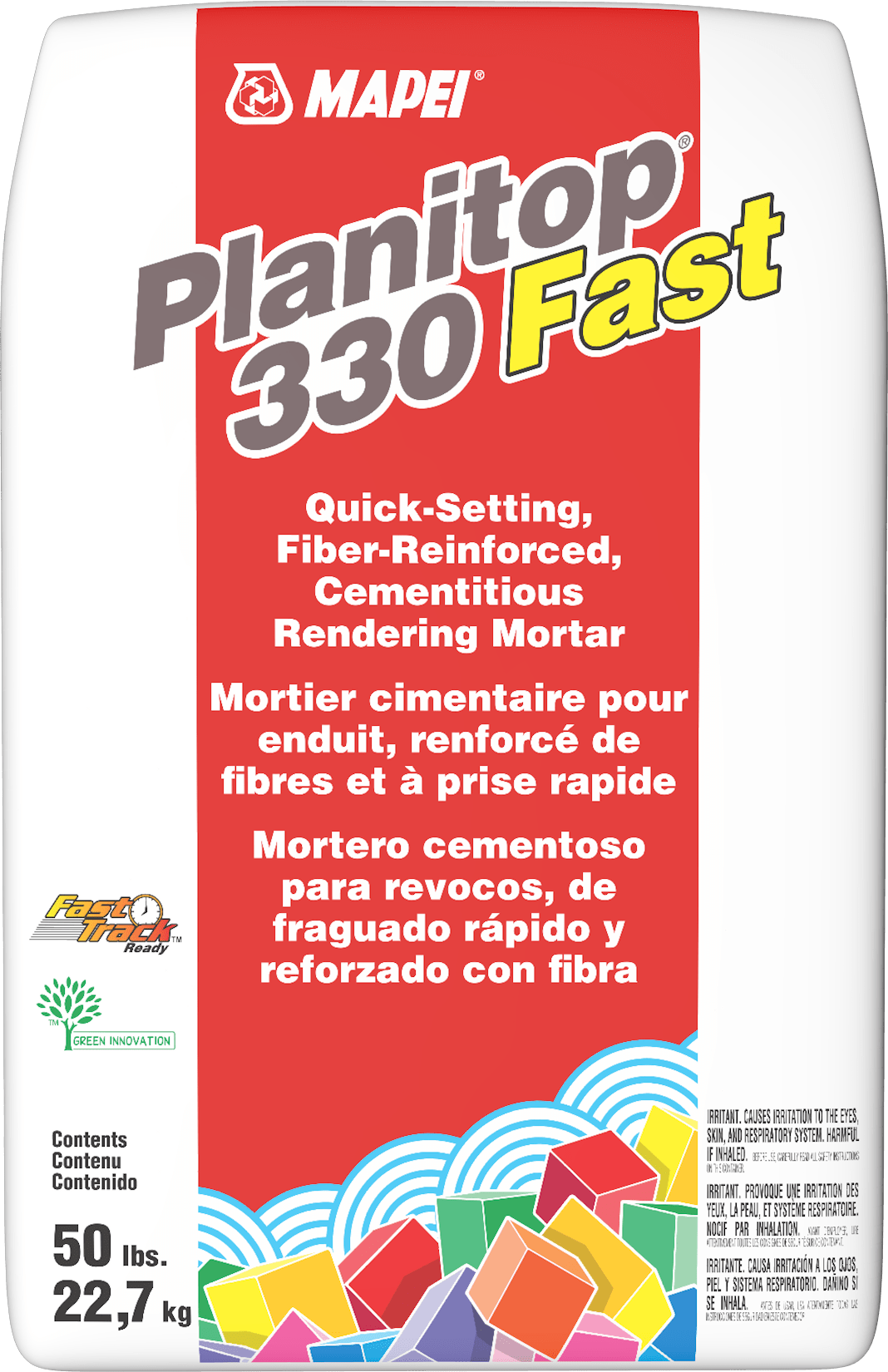 Mapei - Planitop 330 Fast Mortier cimentaire pour enduit 22.7 kg