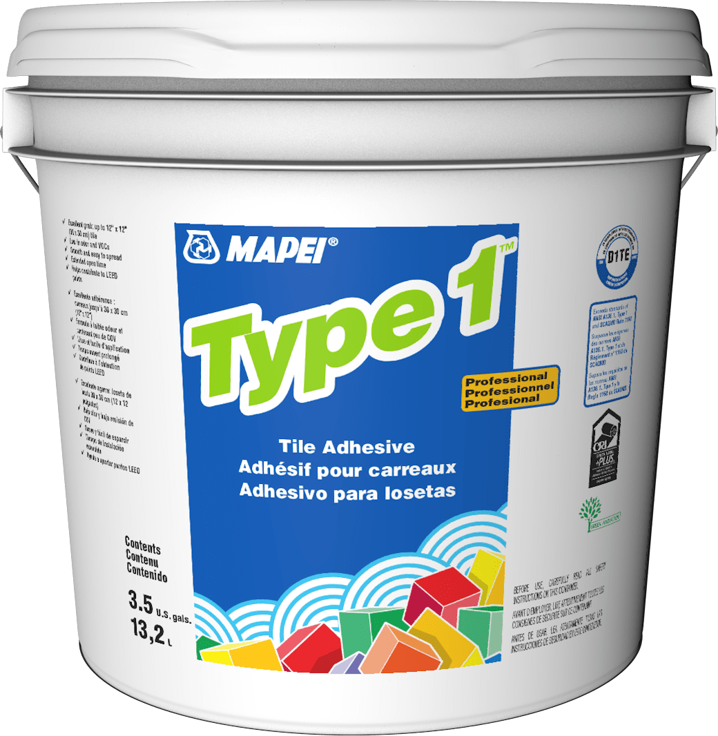 Mapei - Type 1 Adhésif de qualité supérieure pour carreaux 13.2 L