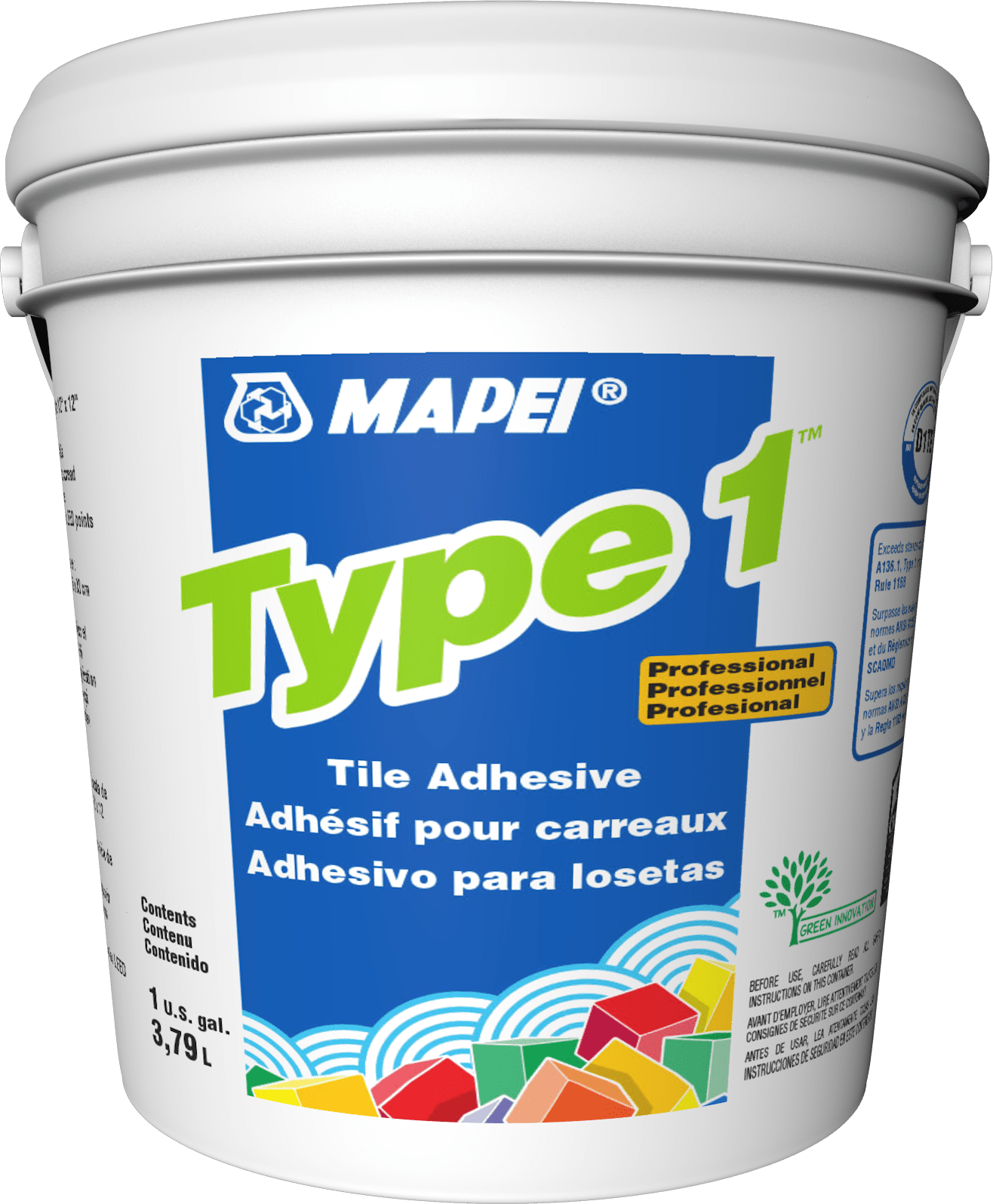 Mapei - Type 1 Adhésif de qualité supérieure pour carreaux 3.79 L
