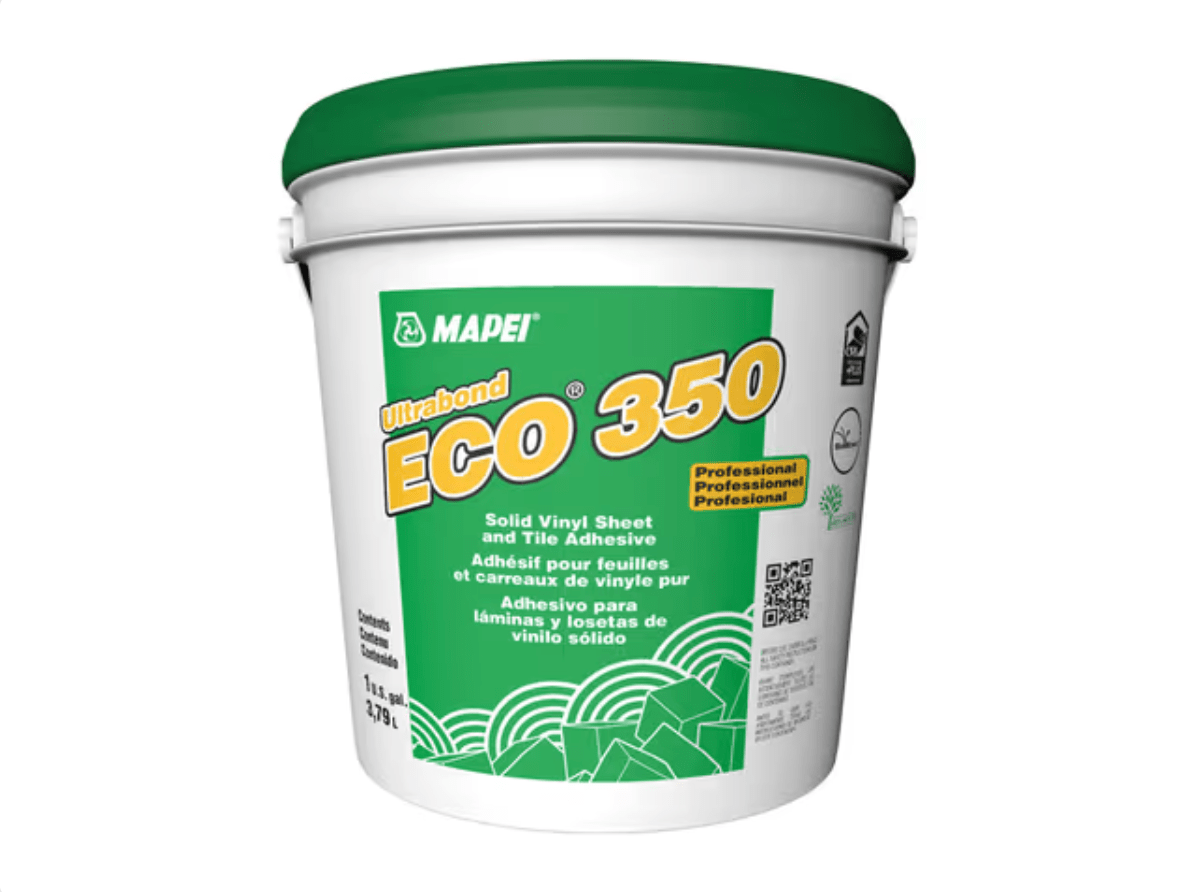 Mapei - Ultrabond ECO 350 - Adhésif de qualité professionnelle pour feuilles et carreaux de vinyle pur 3.79 L - Ceramed