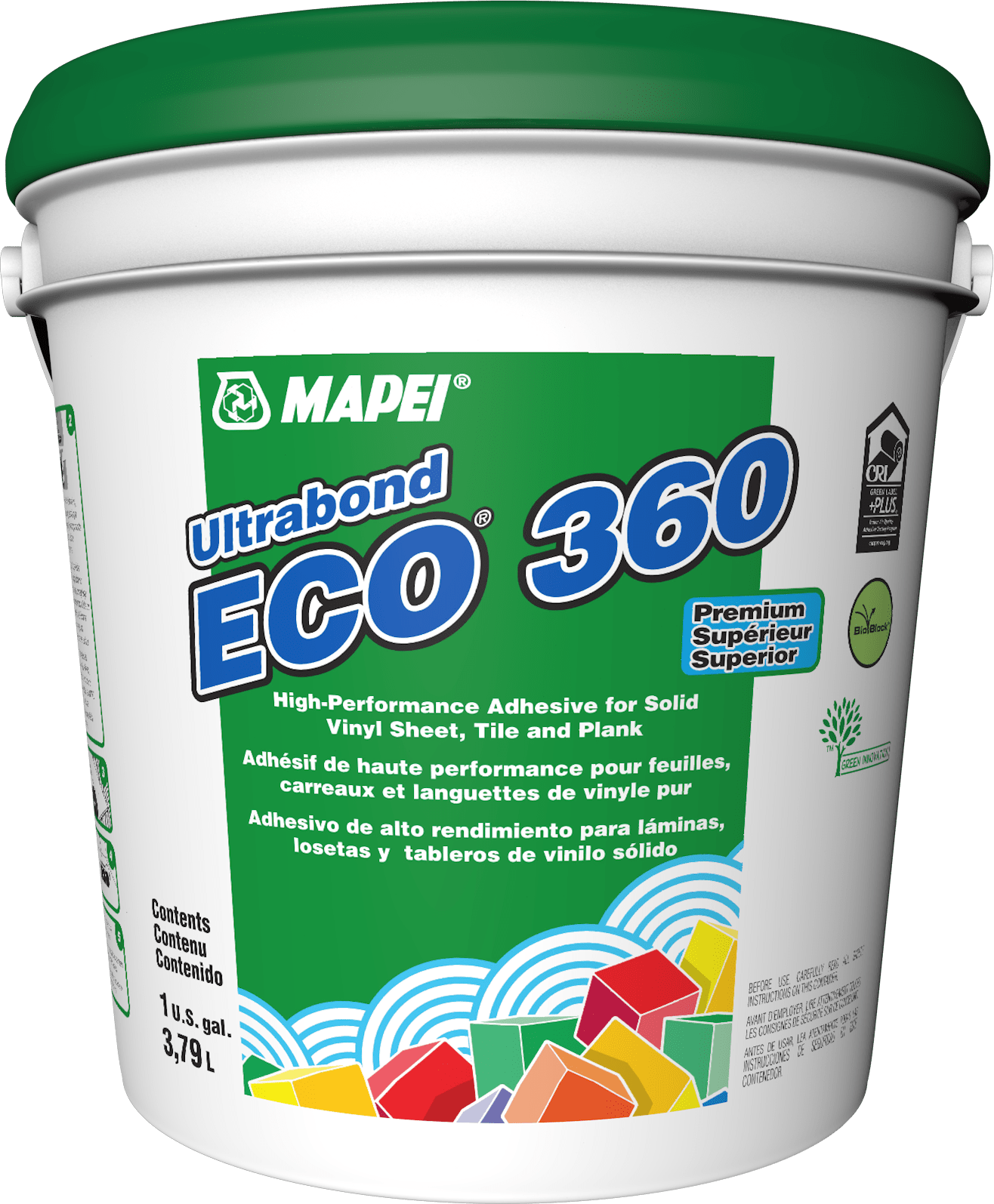 Mapei - Ultrabond ECO 360 Adhésif de haute performance et de qualité supérieure - 3.79 L