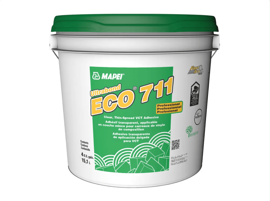 Mapei - Ultrabond ECO 711 - Adhésif transparent de qualité supérieure pour vinyle de composition 15.1 L - Ceramed