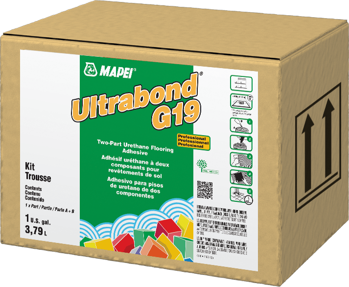 Mapei - Ultrabond G19 Adhésif en uréthane de qualité professionnelle en deux parties - 3.79 L