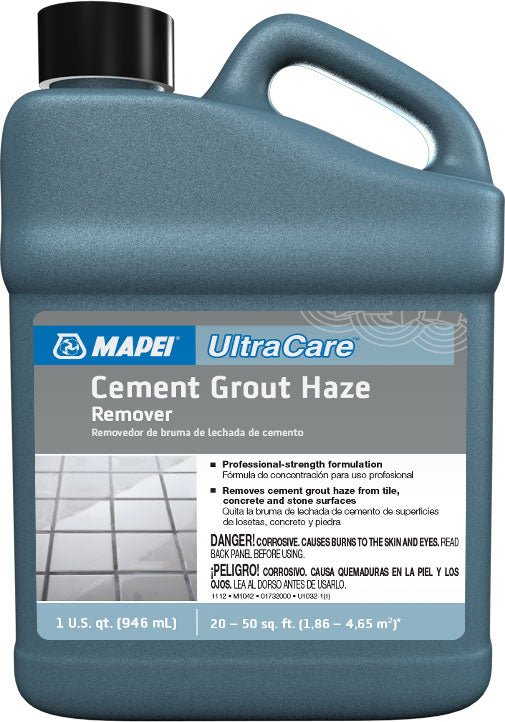 Mapei - UltraCare Dissolvant pour pellicule de coulis cimentaire - 946 mL