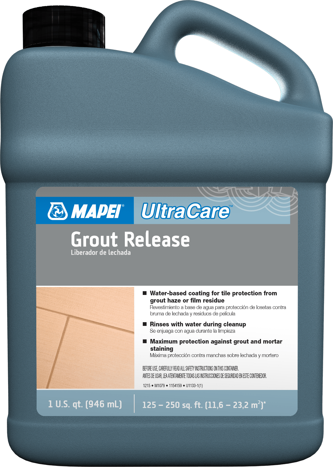 Mapei - UltraCare Grout Release Agent antiadhérent pour coulis - 946 mL