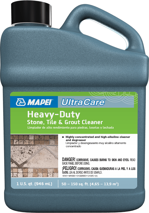 Mapei - UltraCare Nettoyant puissant pour pierre, carreaux et coulis - 946 mL