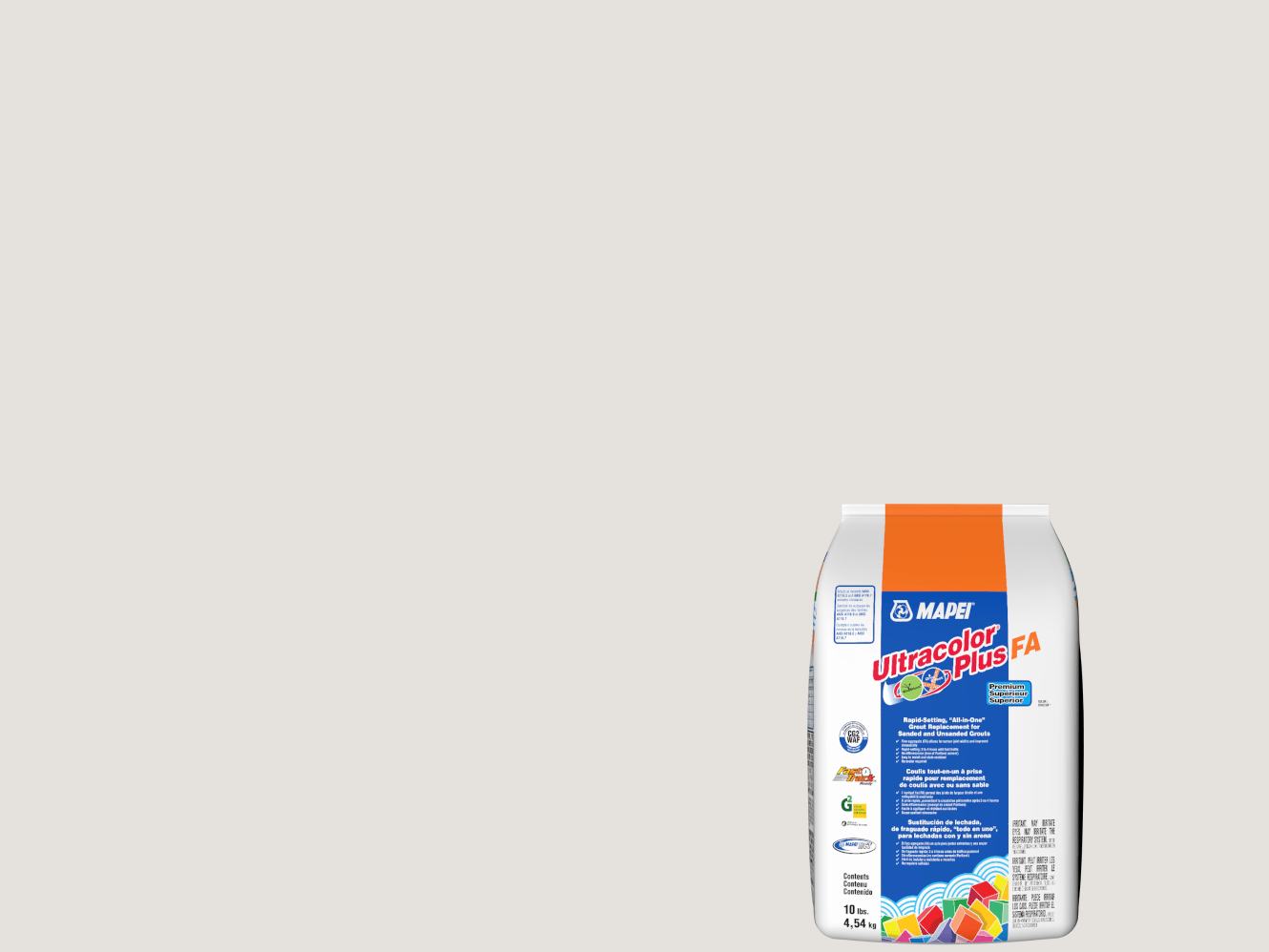 Mapei - Ultracolor Plus FA - 5221 Rayon de Lune pour les joints d’une largeur de 1.5 mm à 19 mm (1/16" à 3/4") - Ceramed