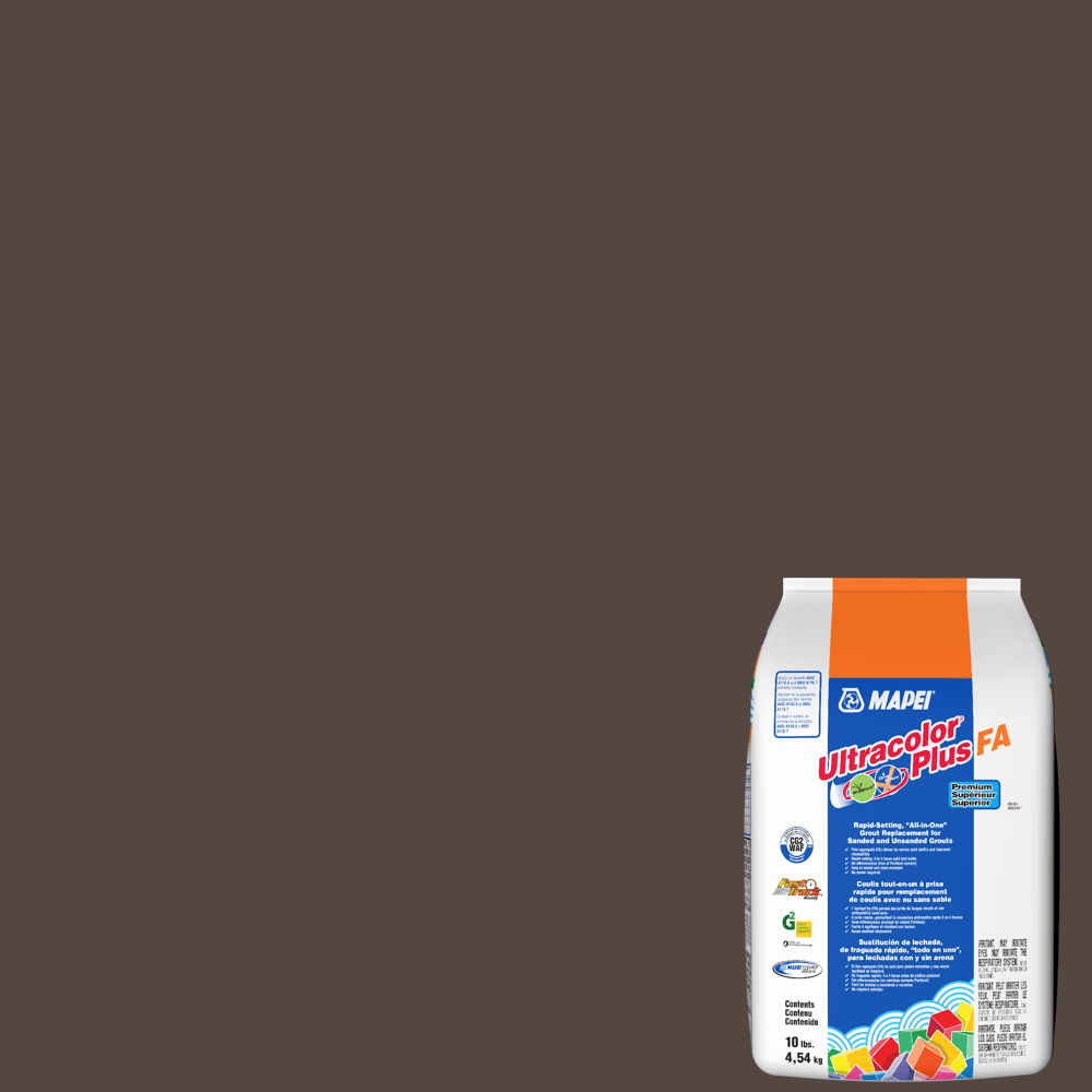 Mapei - Ultracolor Plus FA Coulis tout-en-un à prise rapide #5007 Chocolat 10 lb