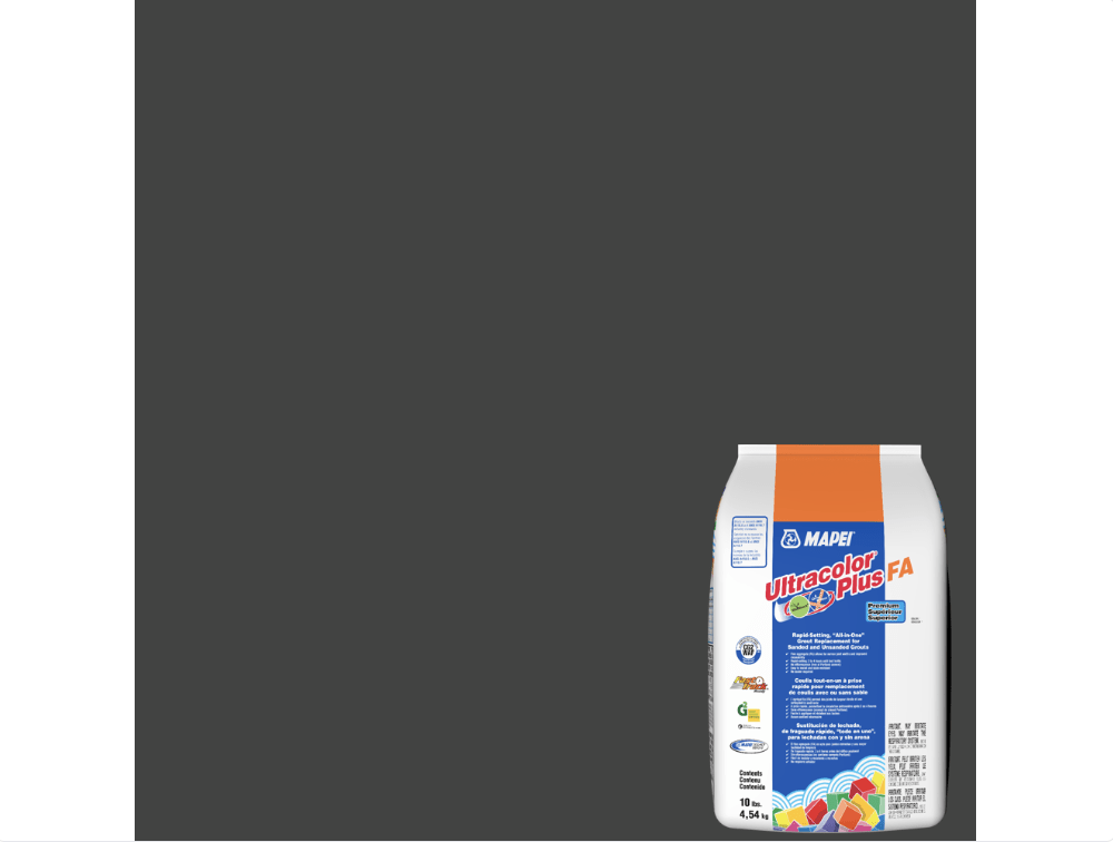 Mapei - Ultracolor Plus FA - Coulis tout-en-un à prise rapide - 5010 Noir 10 lb - Ceramed