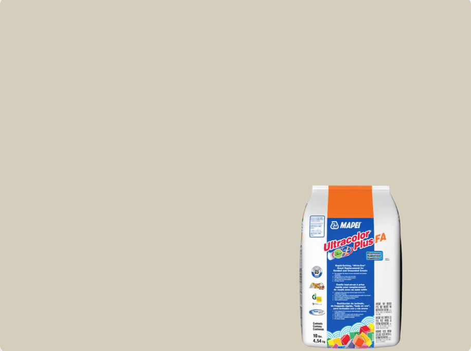 Mapei - Ultracolor Plus FA - Coulis tout-en-un à prise rapide - 5014 Biscuit 10 lb - Ceramed