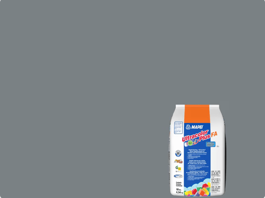 Mapei - Ultracolor Plus FA - Coulis tout-en-un à prise rapide - 5019 Gris Perle 10 lb - Ceramed
