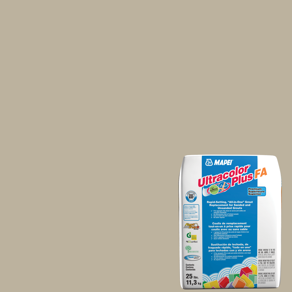 Mapei - Ultracolor Plus FA Coulis tout-en-un à prise rapide #5039 Ivoire 25 lb