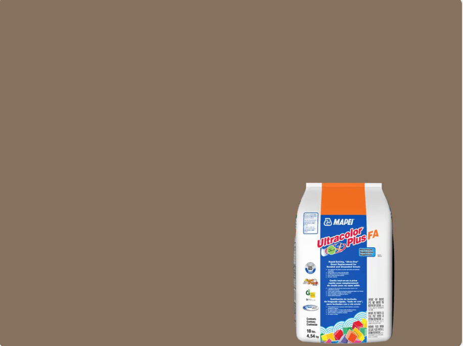 Mapei - Ultracolor Plus FA - Coulis tout-en-un à prise rapide - 5042 Moka 10 lb - Ceramed