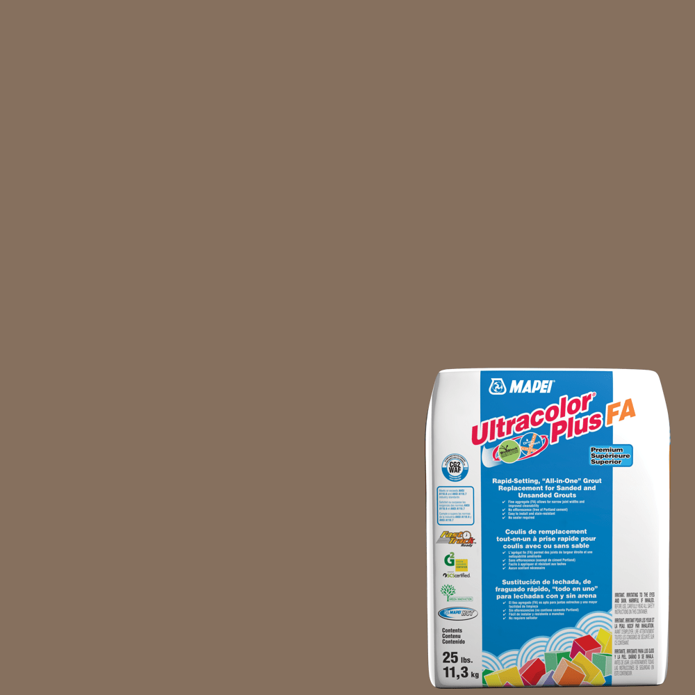 Mapei - Ultracolor Plus FA Coulis tout-en-un à prise rapide #5042 Moka 25 lb