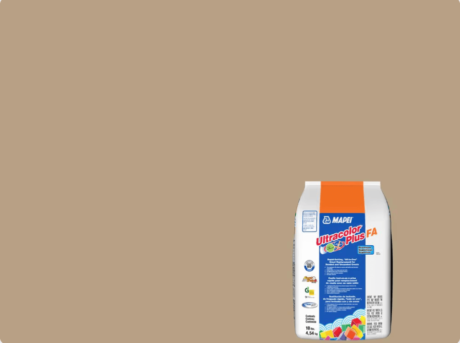 Mapei - Ultracolor Plus FA - Coulis tout-en-un à prise rapide - 5044 Terre Ambrée 10 lb - Ceramed