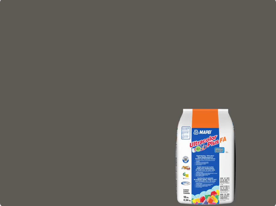 Mapei - Ultracolor Plus FA - Coulis tout-en-un à prise rapide - 5047 Anthracite 10 lb - Ceramed