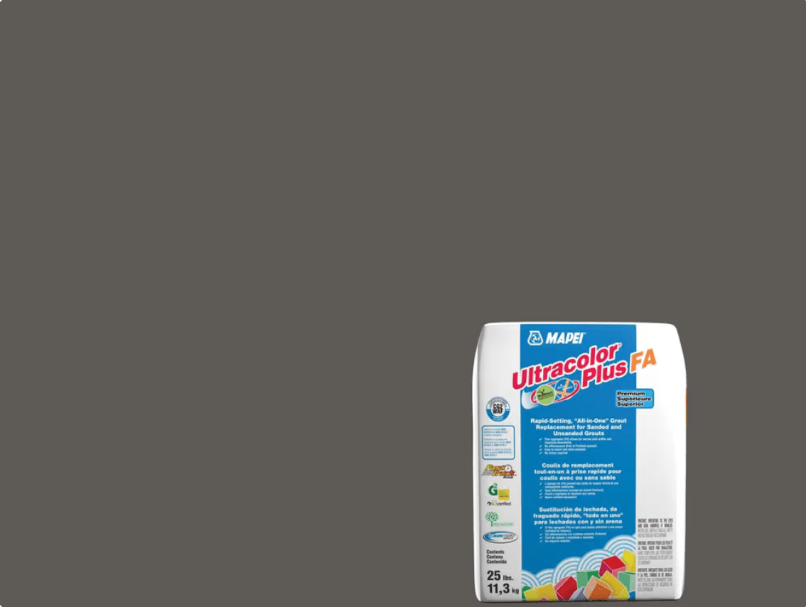 Mapei - Ultracolor Plus FA - Coulis tout-en-un à prise rapide - 5047 Anthracite 25 lb - Ceramed