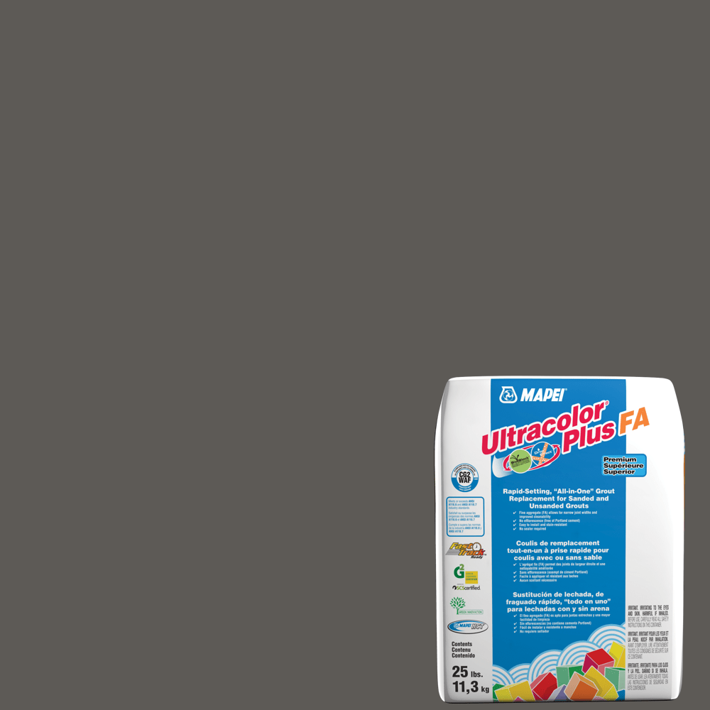 Mapei - Ultracolor Plus FA Coulis tout-en-un à prise rapide #5047 Anthracite 25 lb