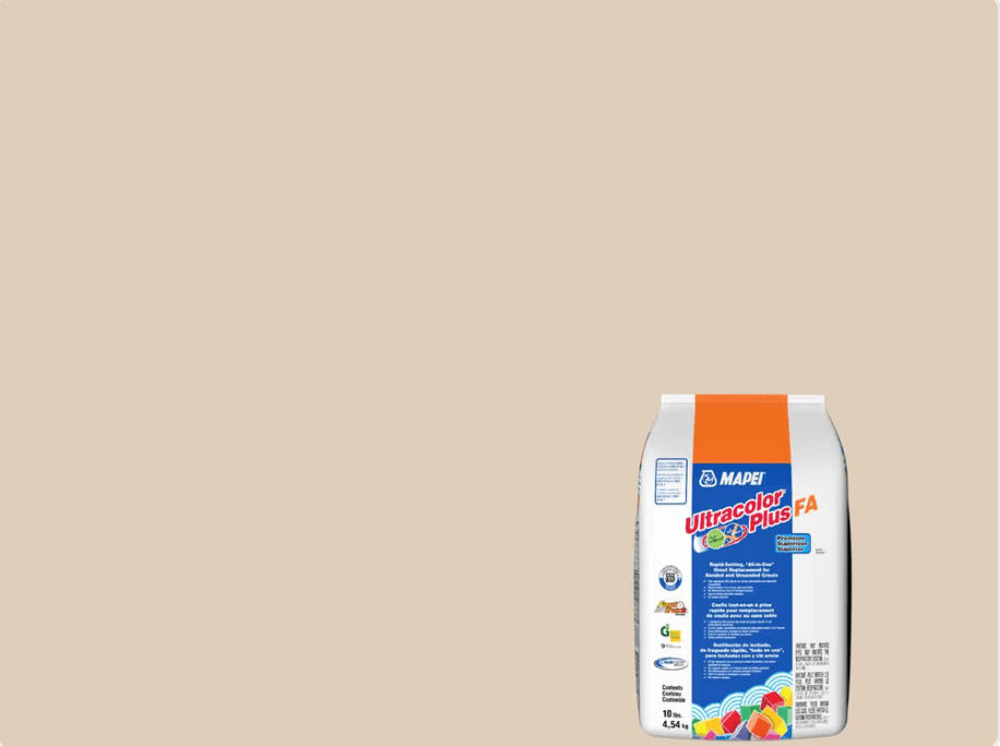 Mapei - Ultracolor Plus FA - Coulis tout-en-un à prise rapide - 5049 Amande Douce 10 lb - Ceramed