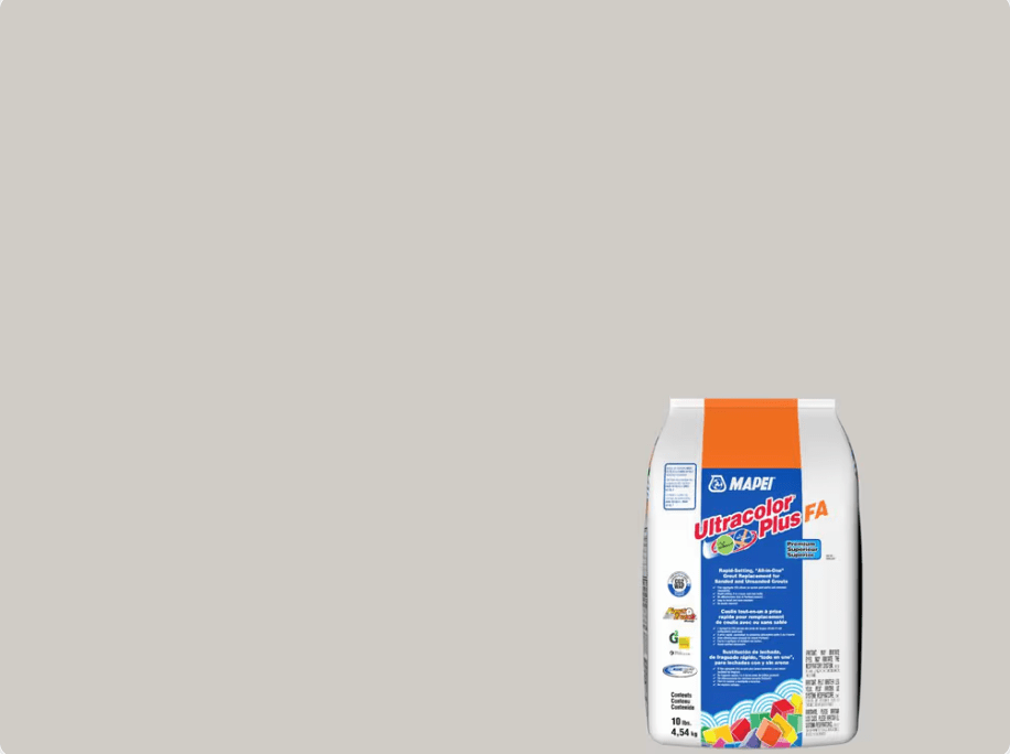 Mapei - Ultracolor Plus FA - Coulis tout-en-un à prise rapide - 5077 Givre 10 lb - Ceramed