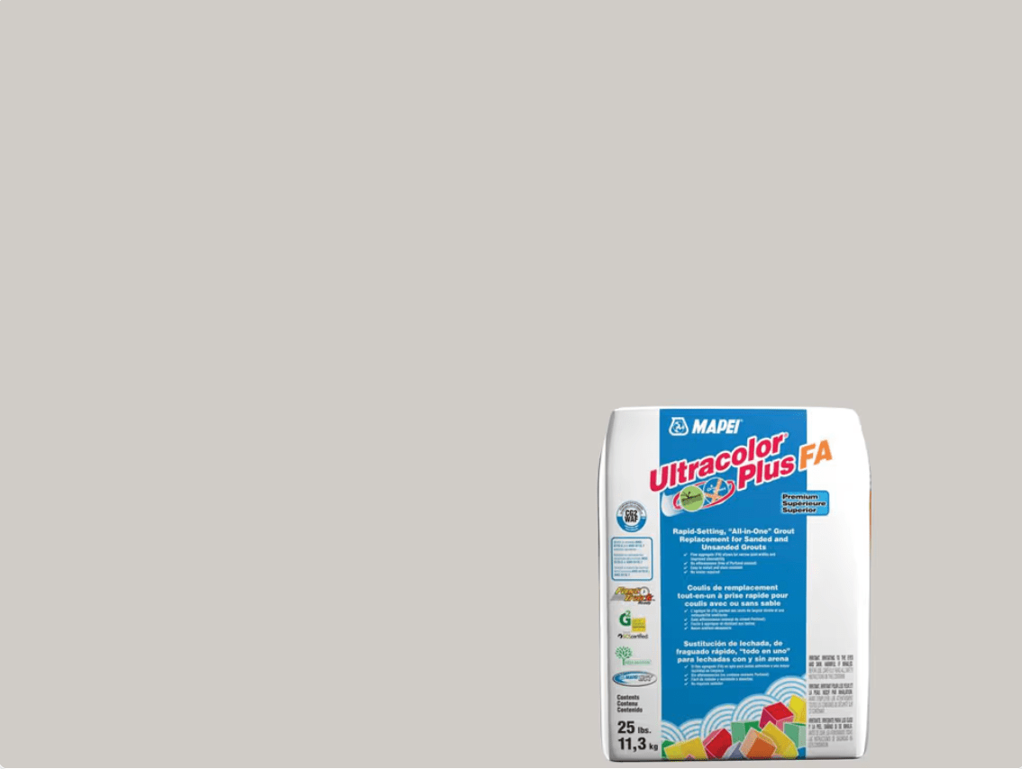 Mapei - Ultracolor Plus FA - Coulis tout-en-un à prise rapide - 5077 Givre 25 lb - Ceramed