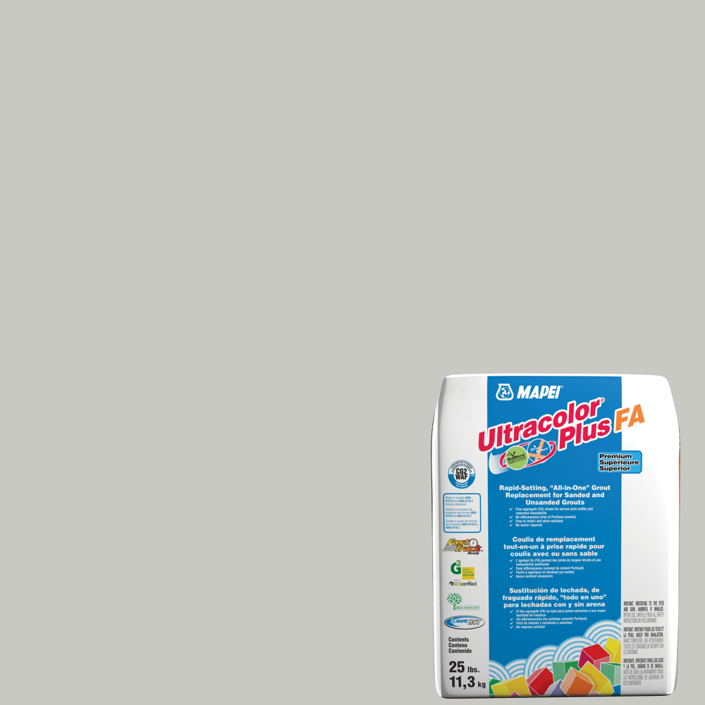 Mapei - Ultracolor Plus FA Coulis tout-en-un à prise rapide #5093 Gris Chaud 25 lb