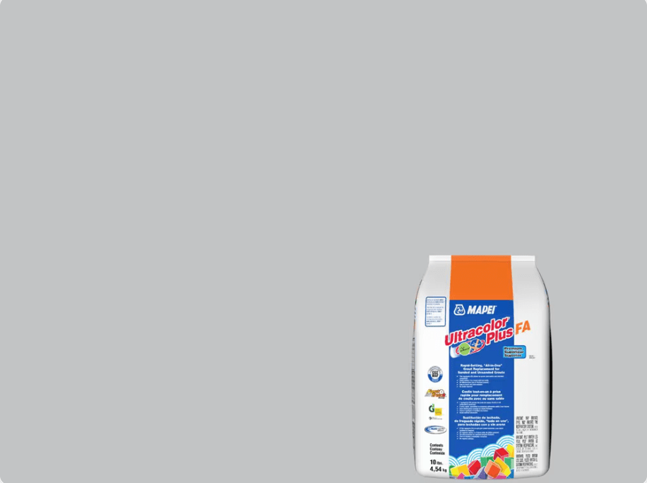 Mapei - Ultracolor Plus FA - Coulis tout-en-un à prise rapide - 5101 Pluie 10 lb - Ceramed