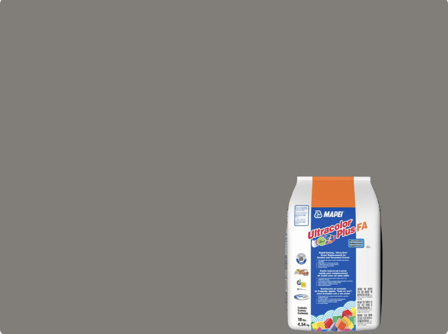 Mapei - Ultracolor Plus FA - Coulis tout-en-un à prise rapide - 5107 Fer 10 lb - Ceramed