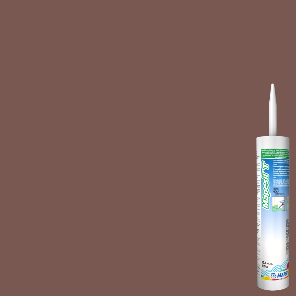 Mapei - Mapesil T Scellant silicone #5113 Rouge Brique 299 mL