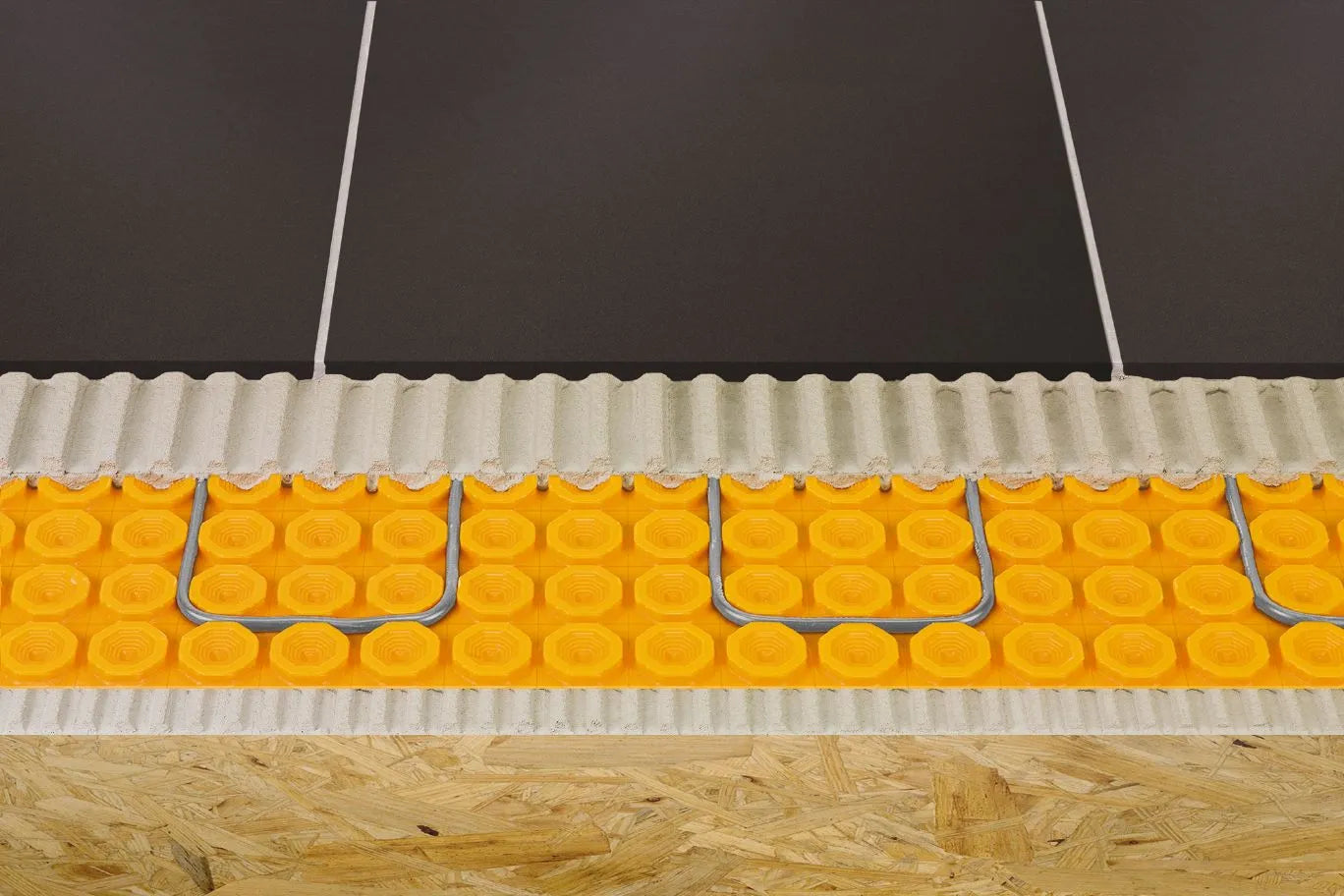 3' 2-5/8" x 41' 10-3/4" - (134.5 ft²) 5.5 mm - Schluter DITRA-HEAT Uncoupling membrane in roll for underfloor heating ||DH512M