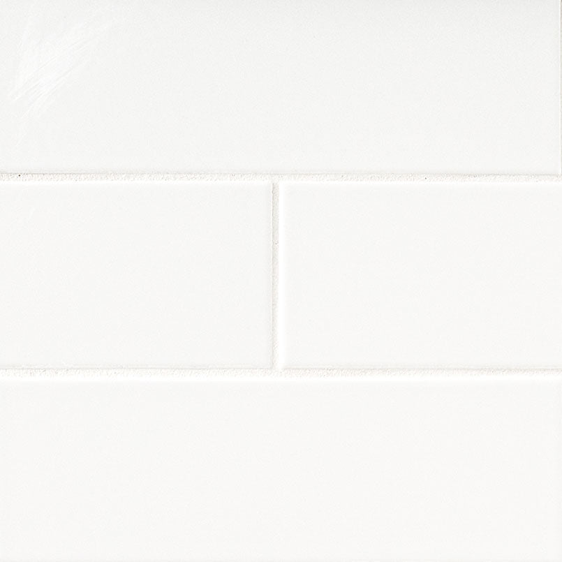 MSI Surfaces - Ceramic Tile - Metro White Glossy 4" x 16" ||NMETWHI4X16G
