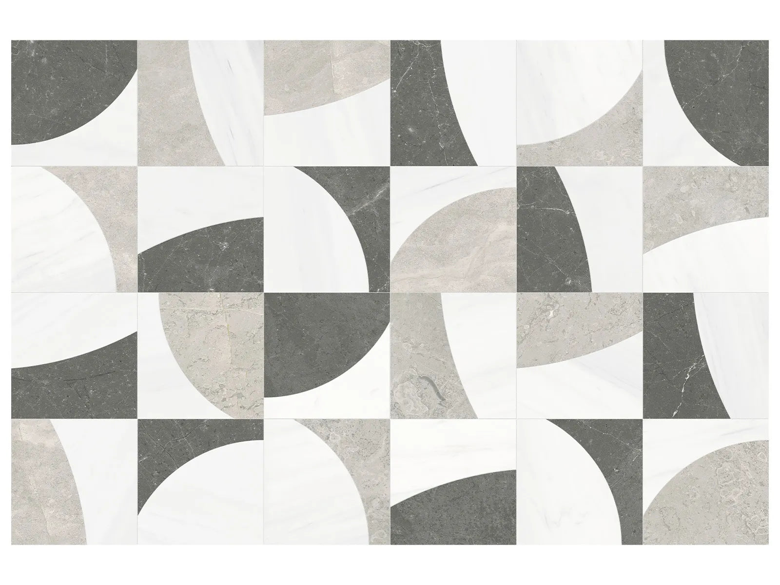 Utopio Eclypse Natural Stone Mosaic - Mist ||5001-0408-0