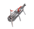 Montolit - 51-1/2" gradué en pouces - Coupe céramique manuel Masterpiuma Power 5 ||131P5INCH - Ceramed