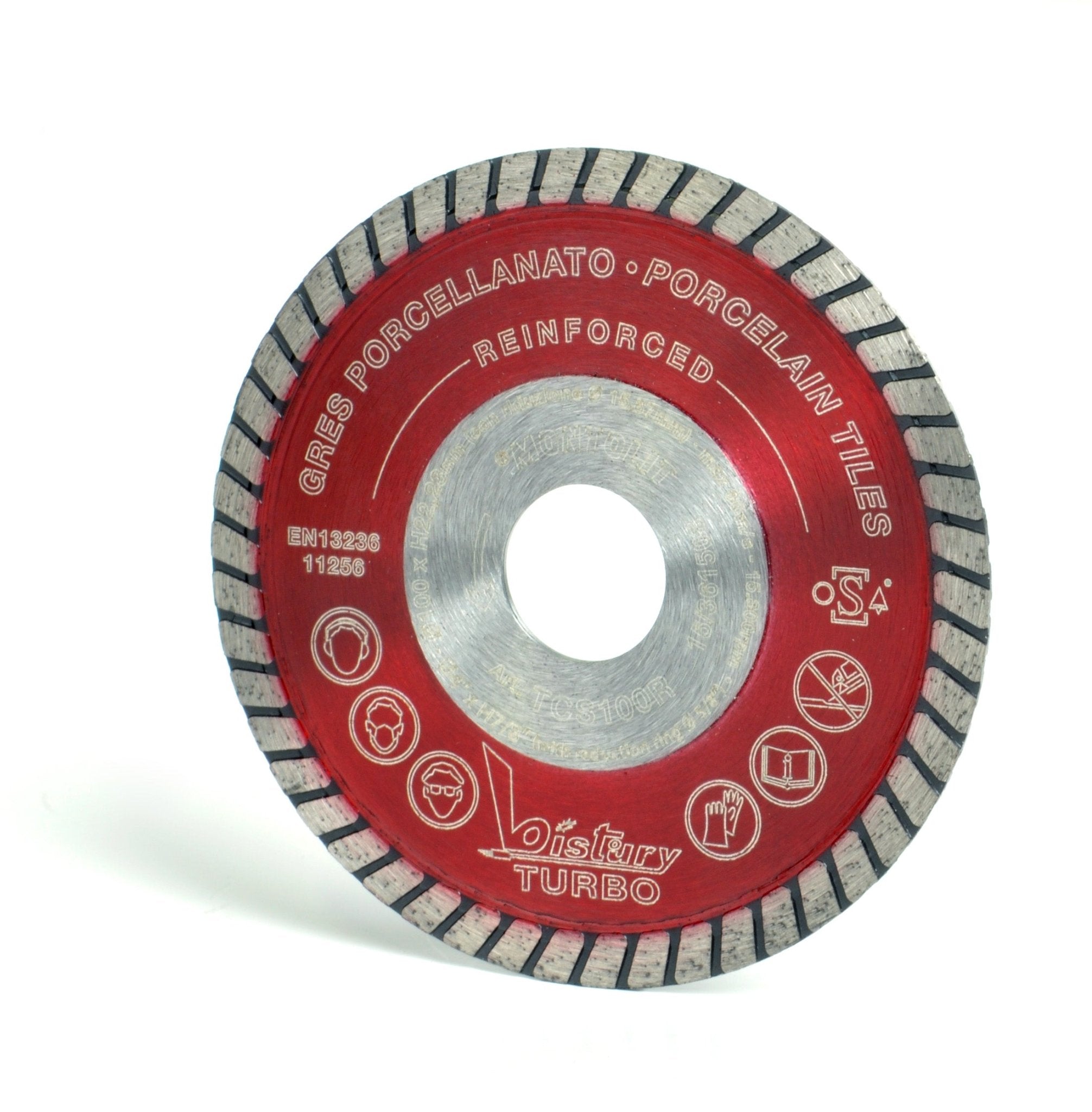 Montolit - Lame diamantée Red Line pour coupe à l'eau et à sec 4"