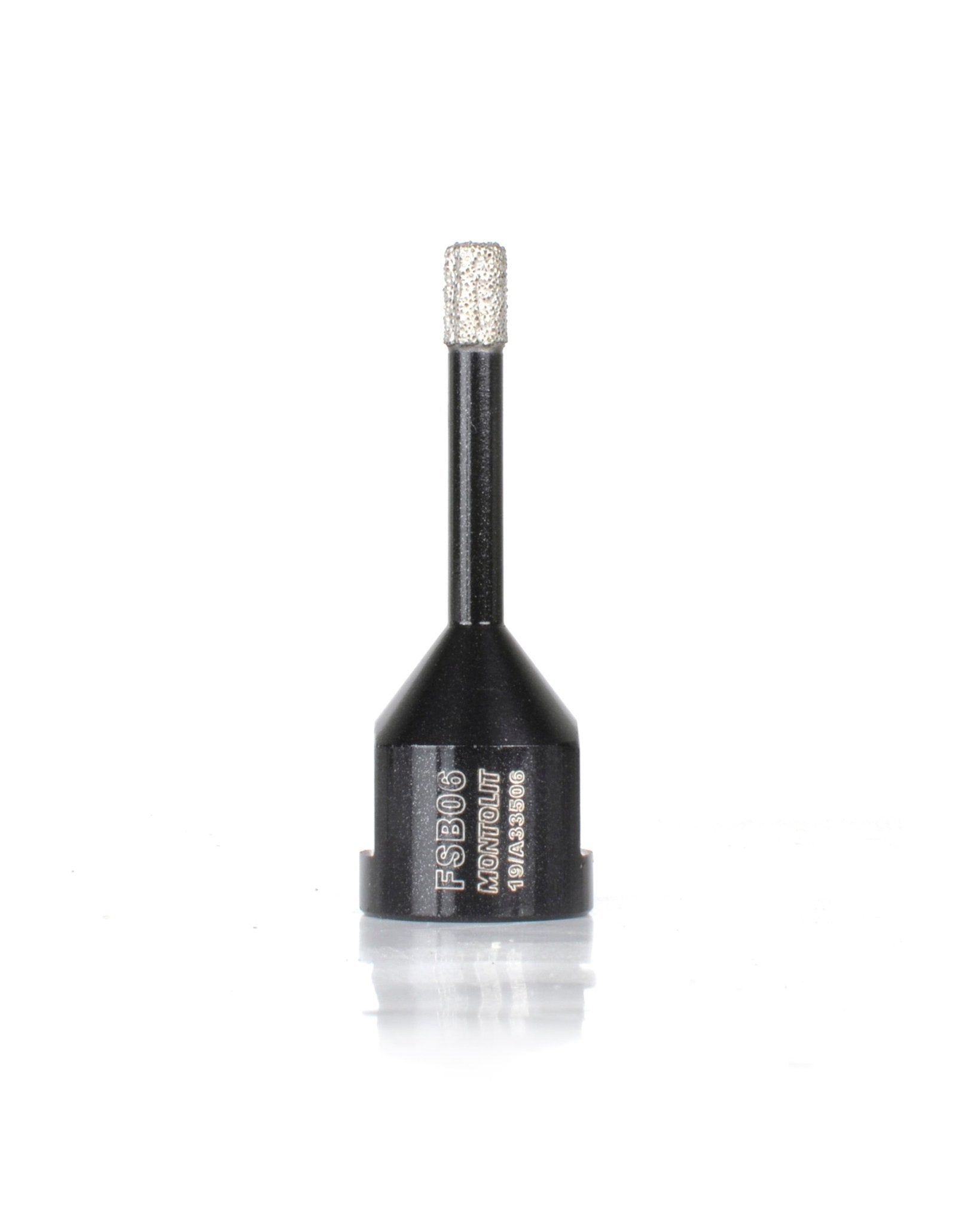 Montolit - Scie-cloche diamantée, noir 1/4"