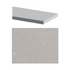 Fusion - Moonstone Grey 6" x 108" - 15.9 mm - Cadre de douche en quartz poli ||QSJLGR108