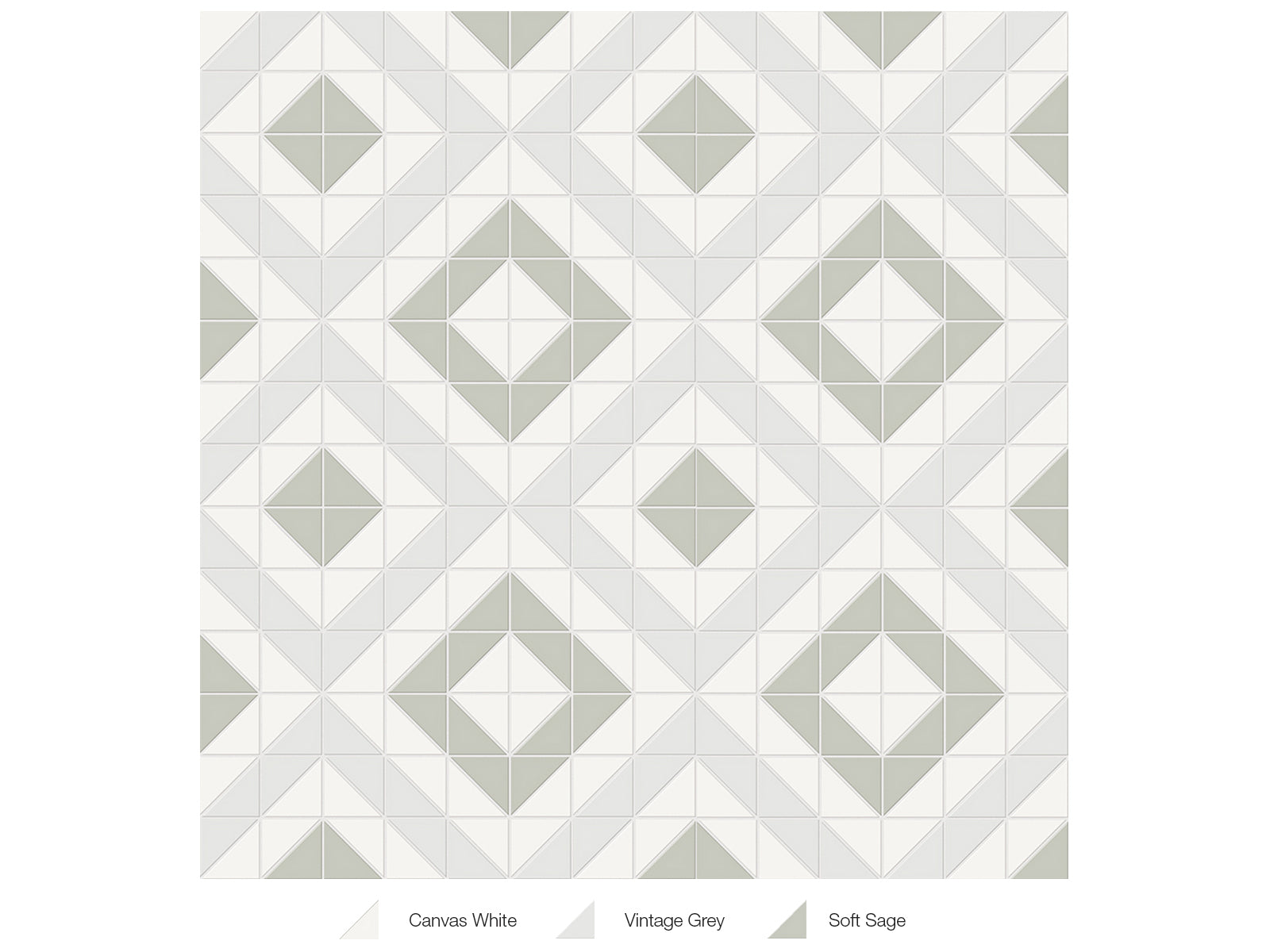Anatolia - Céramique mosaïque Soho Morning Blend Mat 10" x 10" (vendu au pi²)