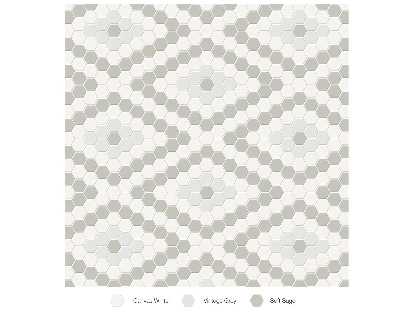 Anatolia - Céramique mosaïque Soho Morning Blend Mat 7-3/4" x 13"