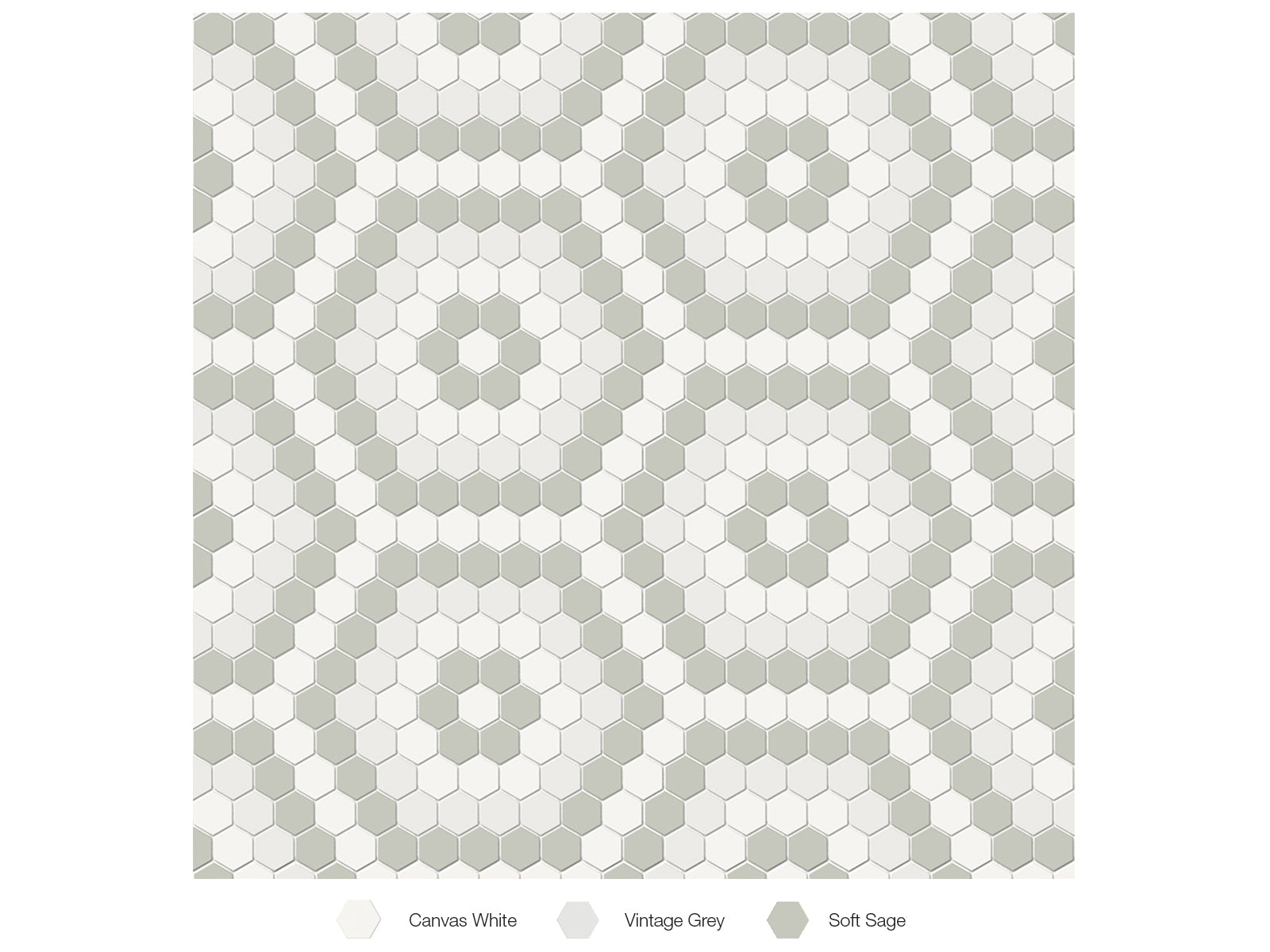 Anatolia - Céramique mosaïque Soho Morning Blend Mat 8-1/4" x 14"