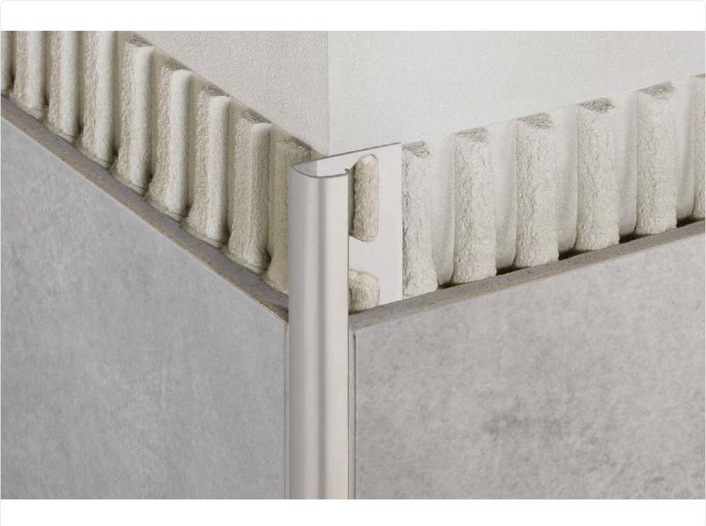 Schluter RONDEC Profilé de bordure rond - aluminium anodisé noir brossé 3/8" (10 mm) x 8' 2-1/2" ||RO100AGSB