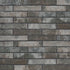MSI Surfaces Tuiles de céramique - Brickstone Charcoal Mat 2" x 10" - Ceramed