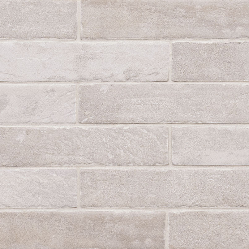 MSI Surfaces Tuiles de céramique - Brickstone Ivory Mat 2" x 10" - Ceramed