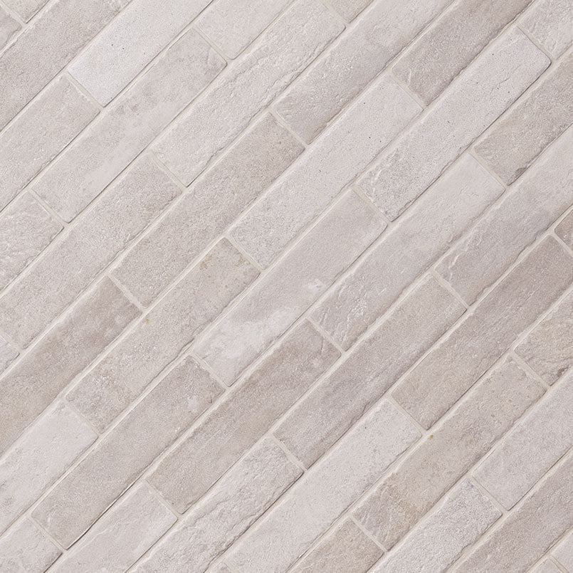 MSI Surfaces Tuiles de céramique - Brickstone Ivory Mat 2" x 10" - Ceramed